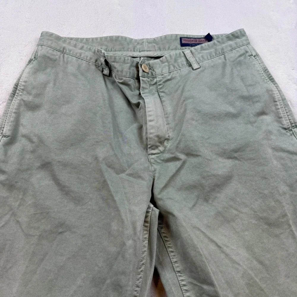 Vineyard Vines Mens‎ Club Pant Chinos Casual 36x34 Sage Green Cotton